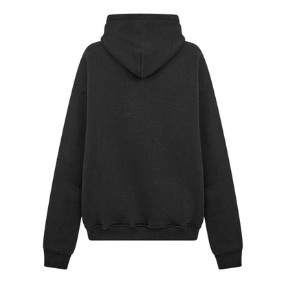 Black - Back - Couture Mens Heavyweight Relaxed Fit Hoodie