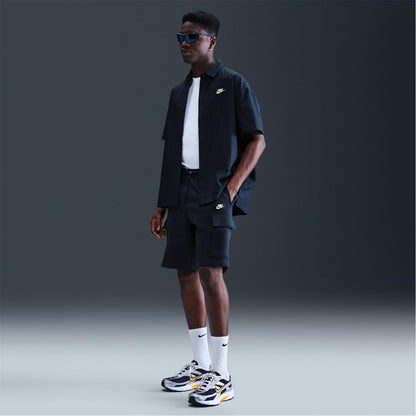 Obsidian Black - Pack Shot - Nike Mens Sportswear Club Cargo Shorts