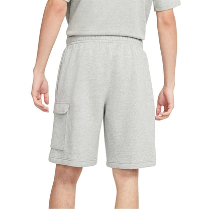Grey Heather - Back - Nike Mens Sportswear Club Cargo Shorts