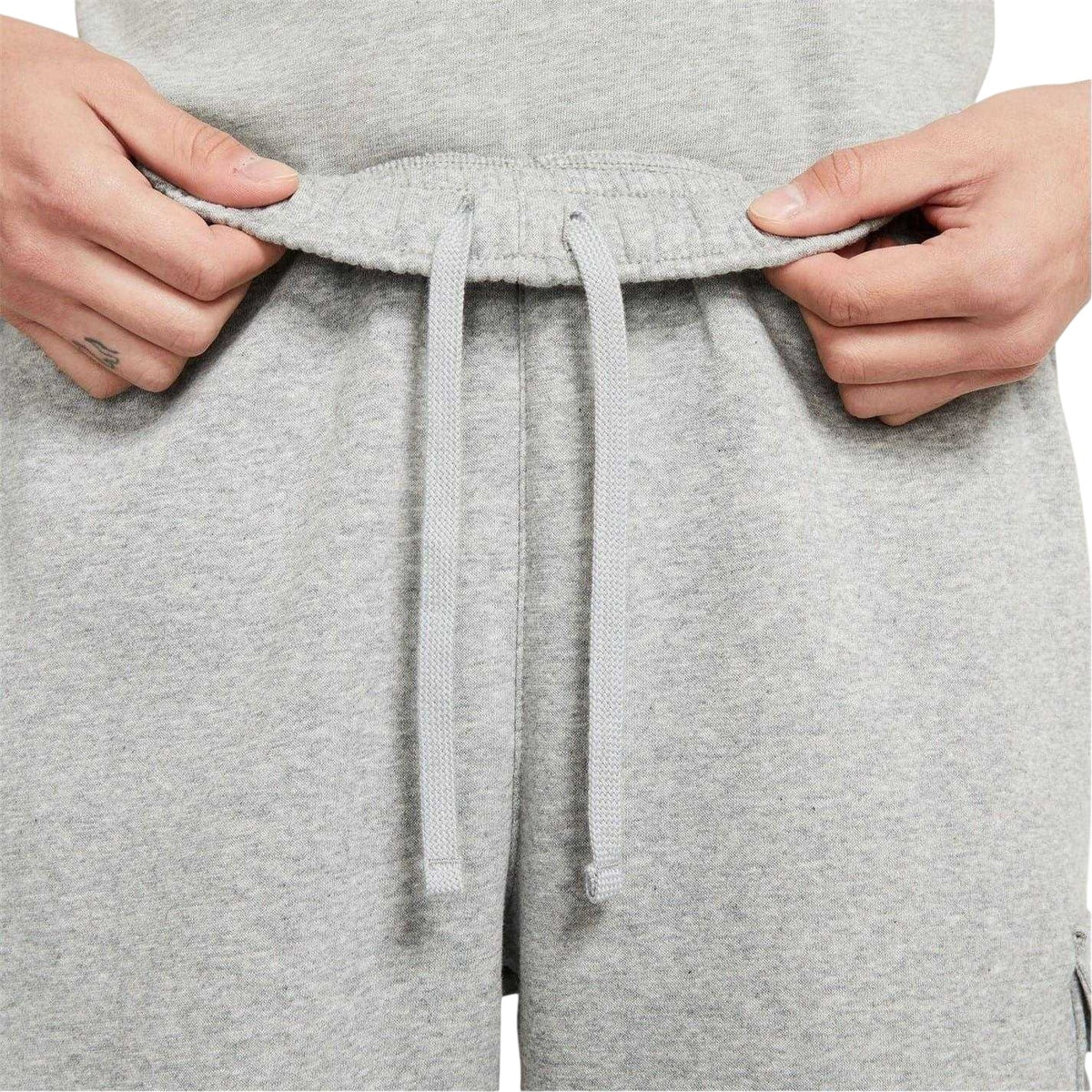 Grey Heather - Side - Nike Mens Sportswear Club Cargo Shorts