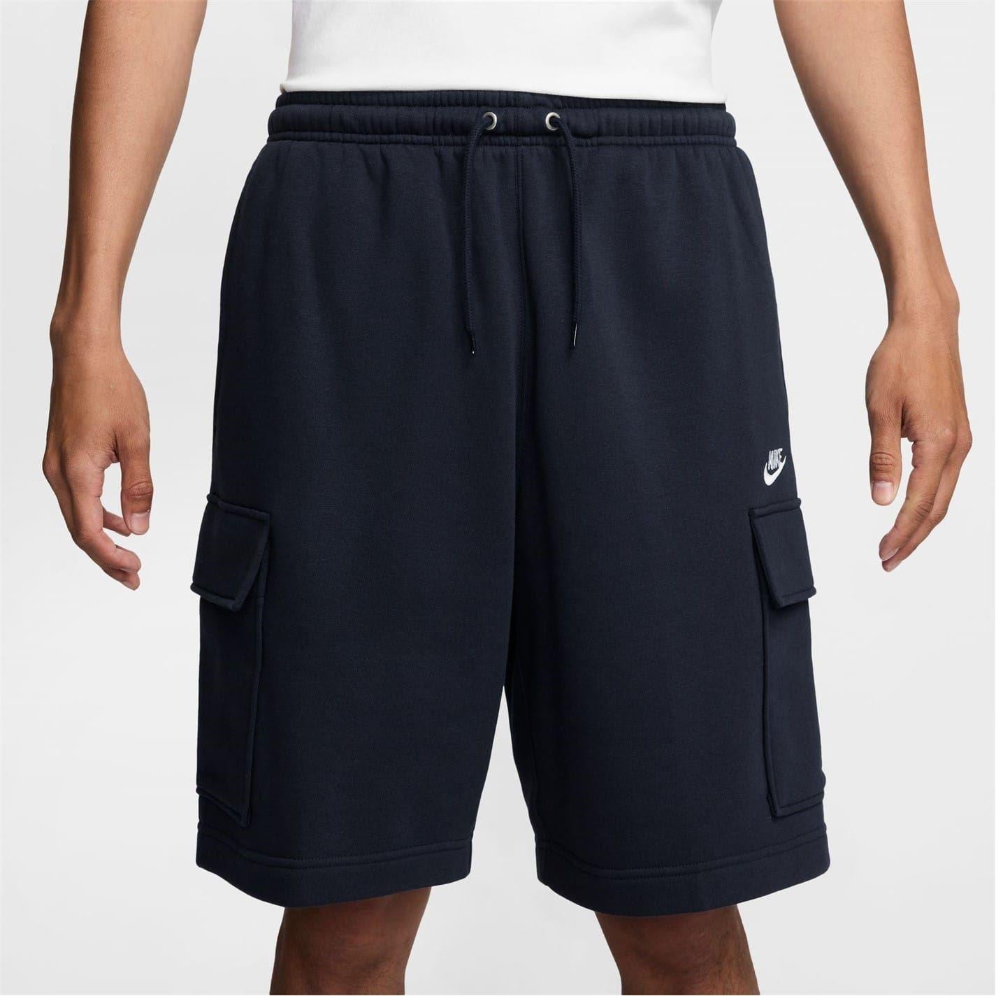 Obsidian Black - Front - Nike Mens Sportswear Club Cargo Shorts