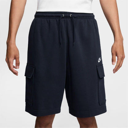 Obsidian Black - Front - Nike Mens Sportswear Club Cargo Shorts