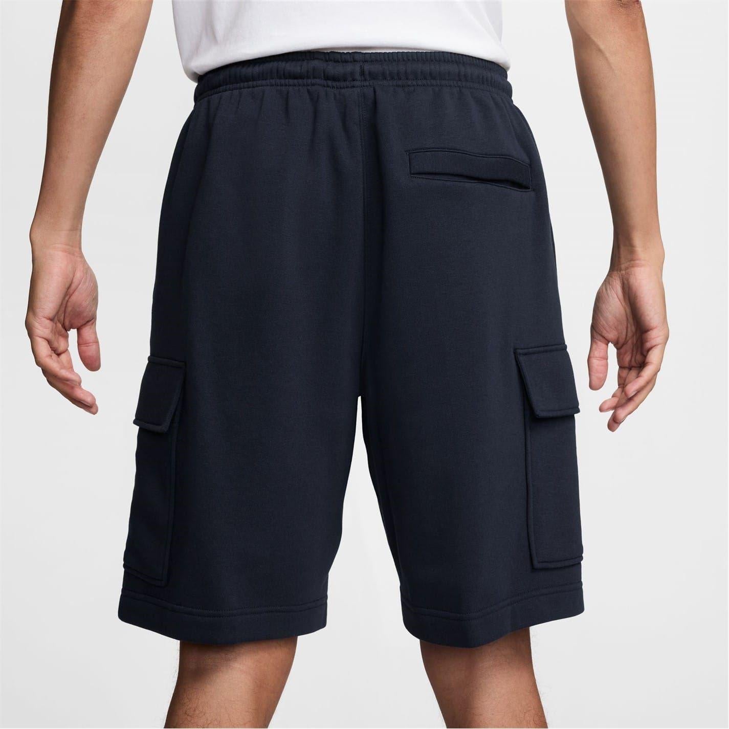 Obsidian Black - Back - Nike Mens Sportswear Club Cargo Shorts