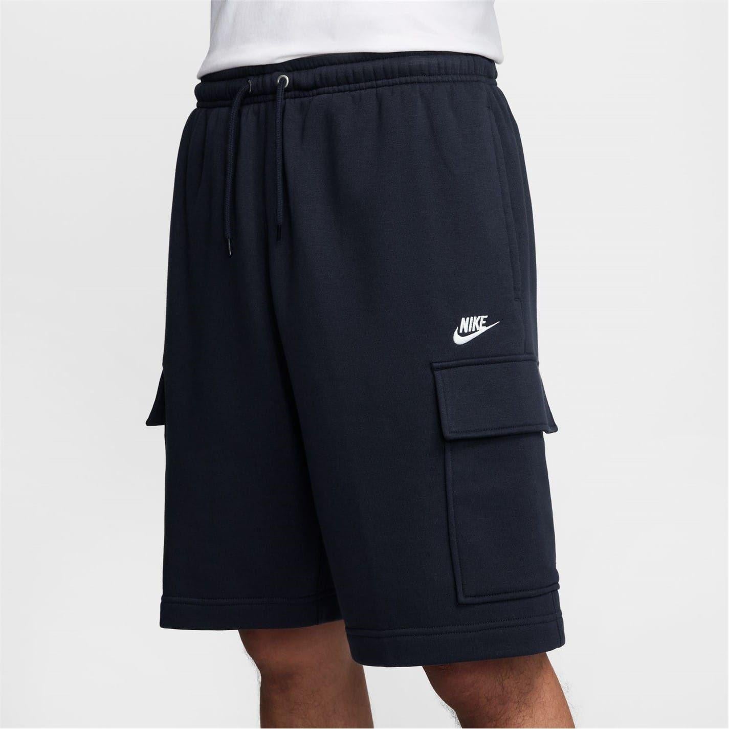 Obsidian Black - Side - Nike Mens Sportswear Club Cargo Shorts