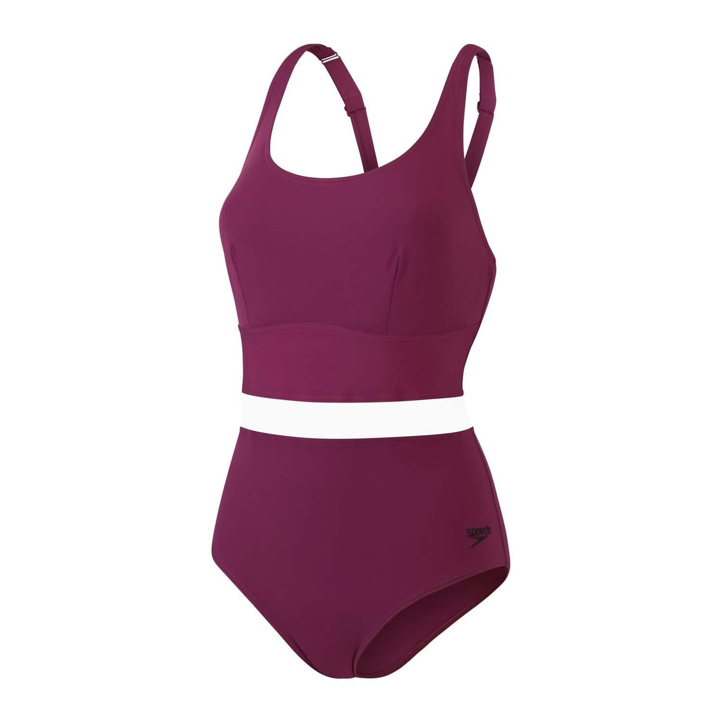 Purple - Front - Speedo Womens-Ladies LuniaGlow Shaped One Piece Swimsuit