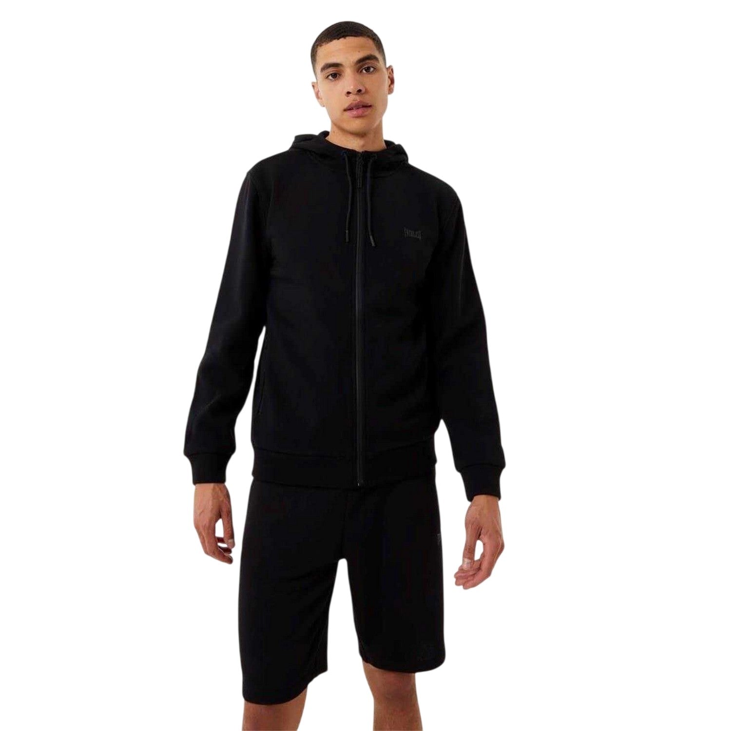 Black - Lifestyle - Everlast Mens Premium Full Zip Hoodie