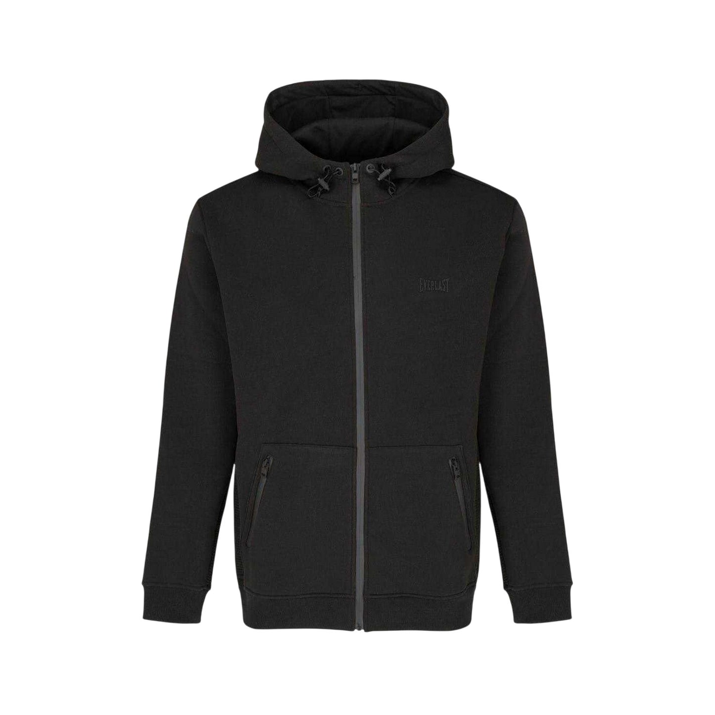 Black - Front - Everlast Mens Premium Full Zip Hoodie