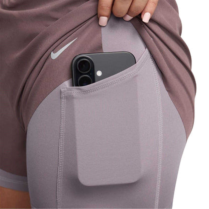 Tattoo-Violet - Side - Nike Womens-Ladies FIT Swift 2 in 1 Running Shorts