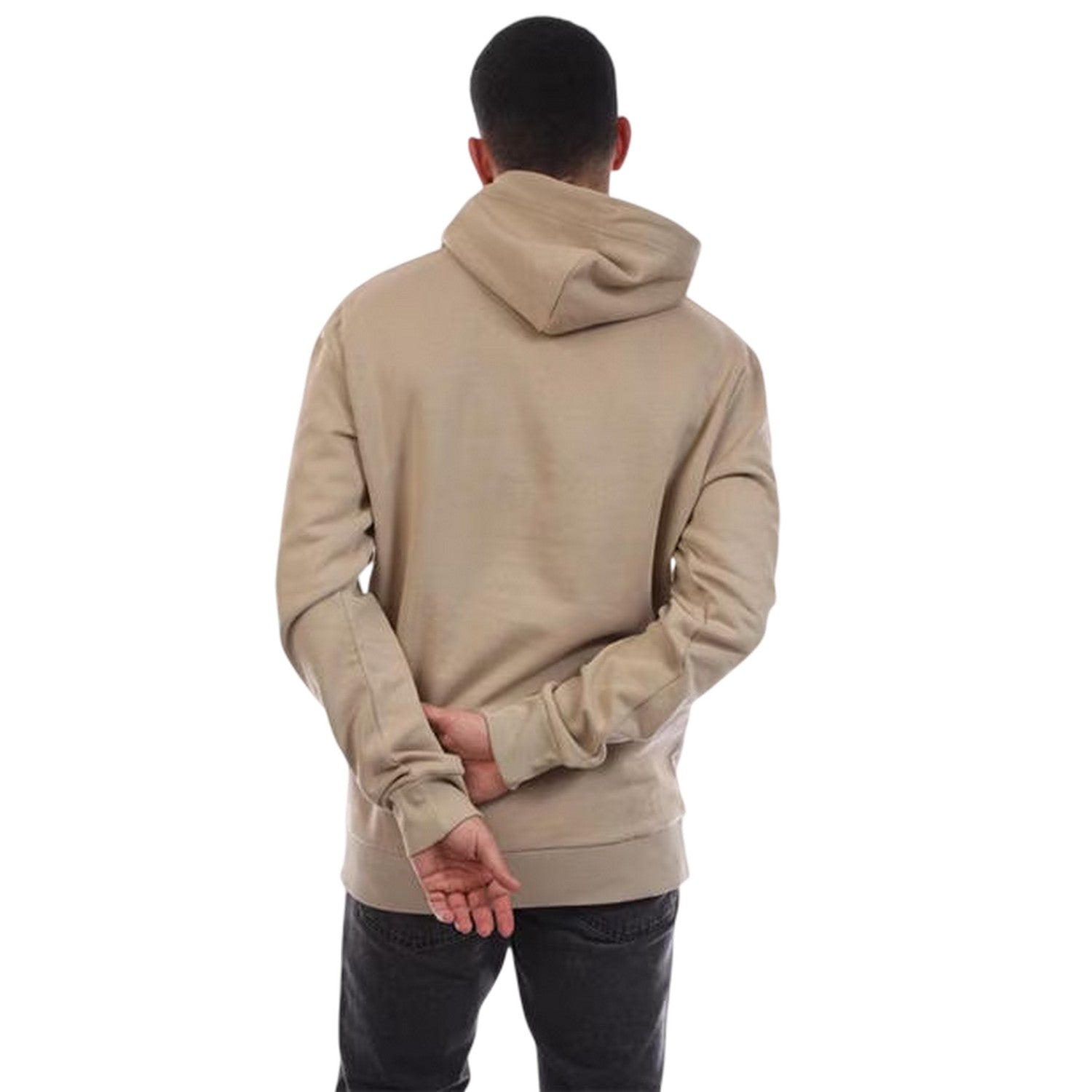 Beige - Back - Gant Mens Archive Shield Regular Hoodie