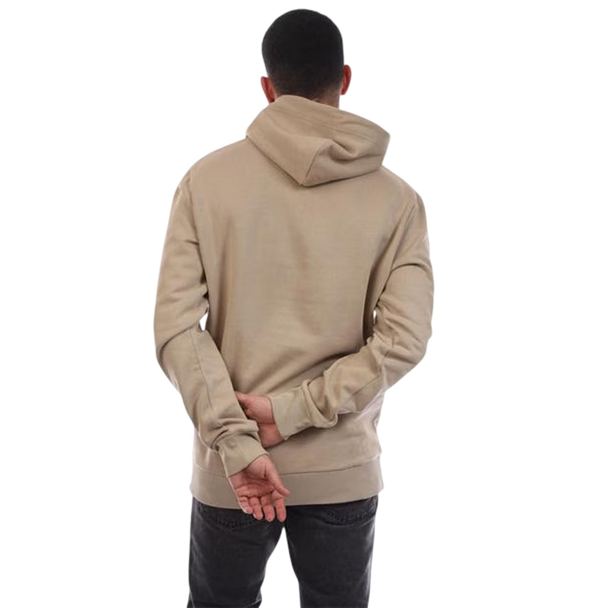 Beige - Back - Gant Mens Archive Shield Regular Hoodie