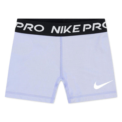 Light Thistle - Front - Nike Girls Pro Athletic Compression Shorts