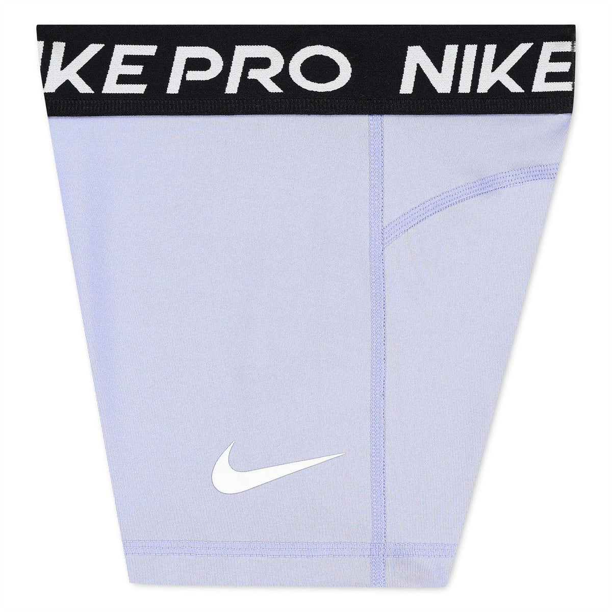 Light Thistle - Side - Nike Girls Pro Athletic Compression Shorts