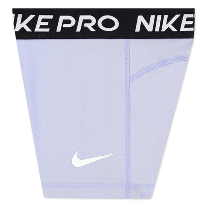 Light Thistle - Side - Nike Girls Pro Athletic Compression Shorts