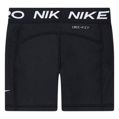 Black - Back - Nike Girls Pro Athletic Compression Shorts