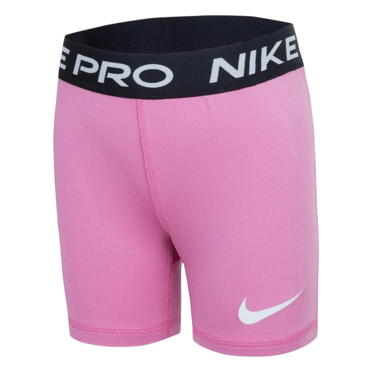 Flamingo Pink - Front - Nike Girls Pro Athletic Compression Shorts