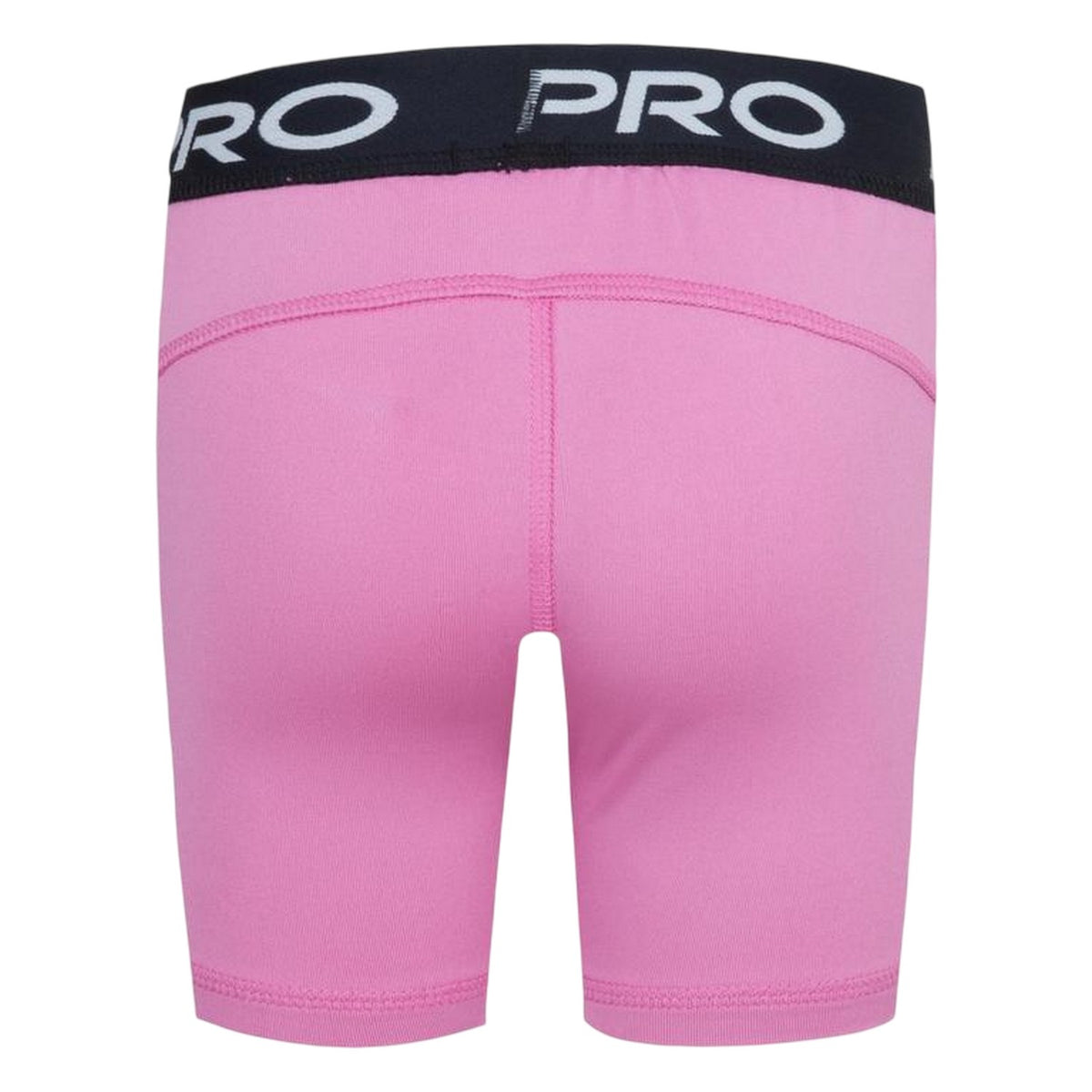 Flamingo Pink - Back - Nike Girls Pro Athletic Compression Shorts