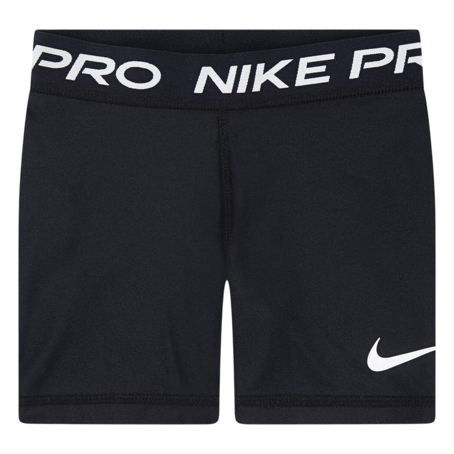 Black - Front - Nike Girls Pro Athletic Compression Shorts