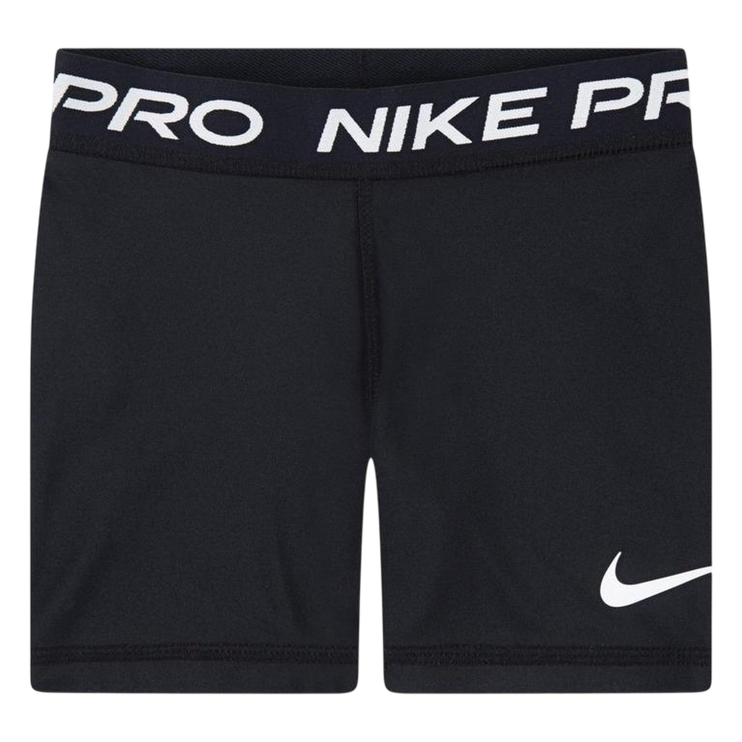 Black - Front - Nike Girls Pro Athletic Compression Shorts