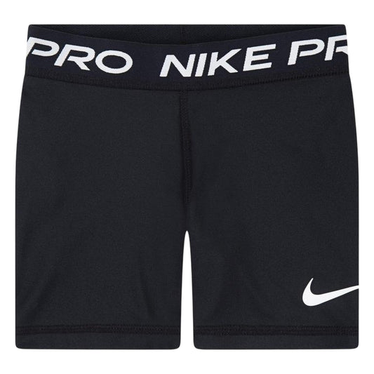 Black - Front - Nike Girls Pro Athletic Compression Shorts