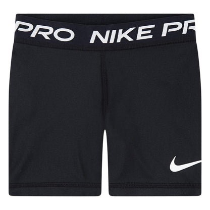 Black - Front - Nike Girls Pro Athletic Compression Shorts