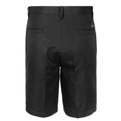 Black - Back - Slazenger Mens Polyester Shorts