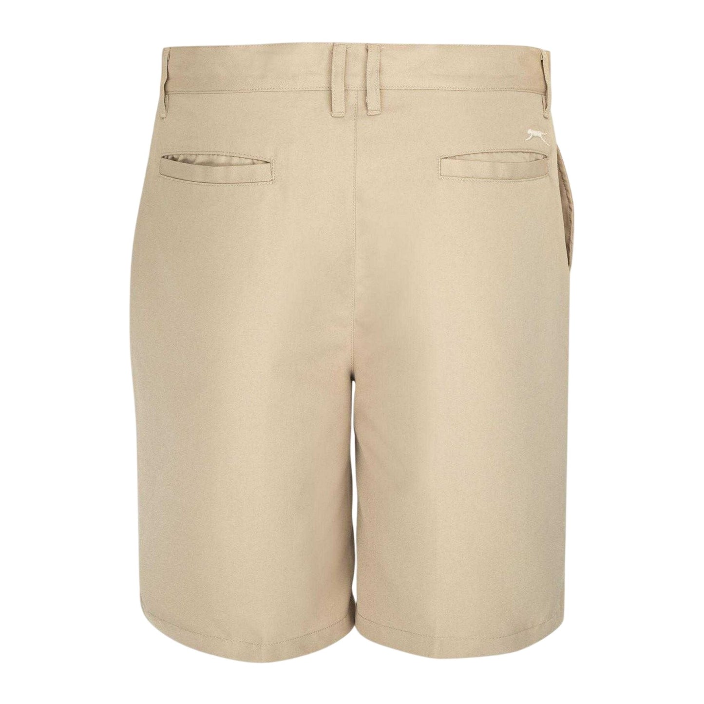 Taupe - Back - Slazenger Mens Polyester Shorts