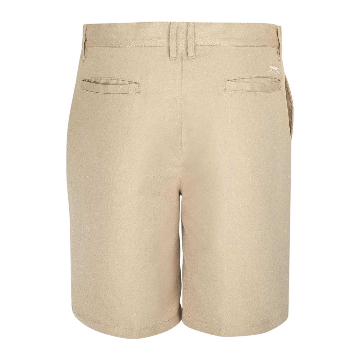 Taupe - Back - Slazenger Mens Polyester Shorts