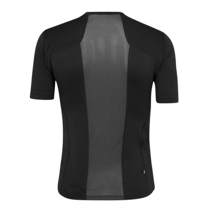 Black - Back - Endura Mens Plain Base Layer Top