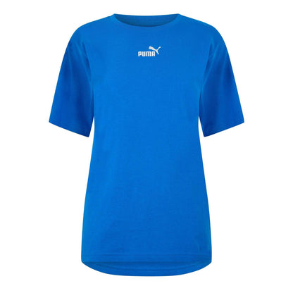 Blue - Front - Puma Womens-Ladies Logo T-Shirt