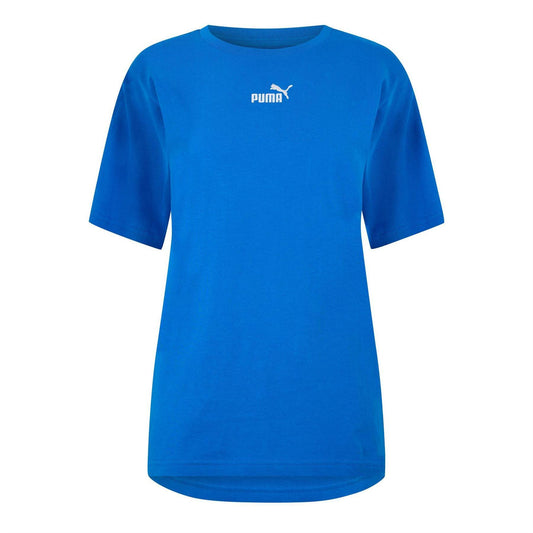 Blue - Front - Puma Womens-Ladies Logo T-Shirt