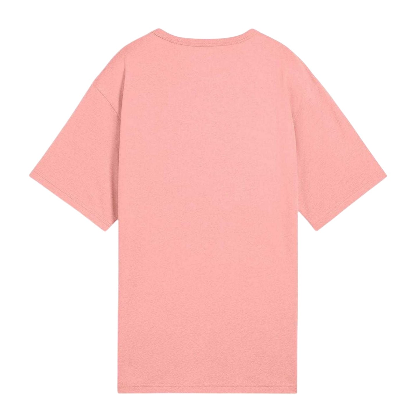 Pink - Back - Puma Womens-Ladies Logo Cotton Relaxed Fit T-Shirt