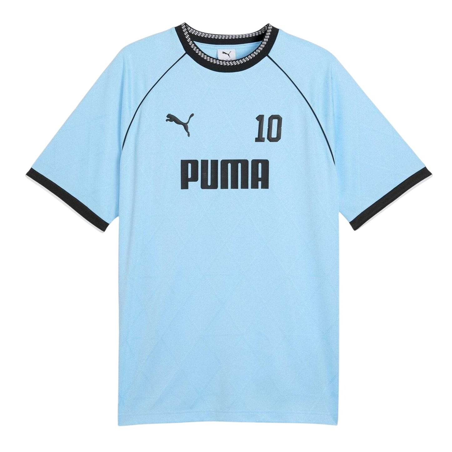 Vibrant Blue - Front - Puma Mens Geometric Pattern Sport T-Shirt