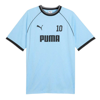 Vibrant Blue - Front - Puma Mens Geometric Pattern Sport T-Shirt