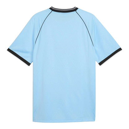 Vibrant Blue - Back - Puma Mens Geometric Pattern Sport T-Shirt