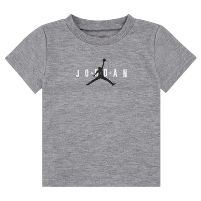 Carbon Heather - Front - Nike Childrens-Kids Air Jordan Big Logo T-Shirt