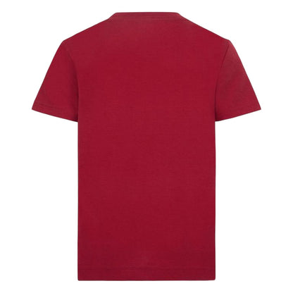 Red - Back - Nike Childrens-Kids Air Jordan Big Logo T-Shirt
