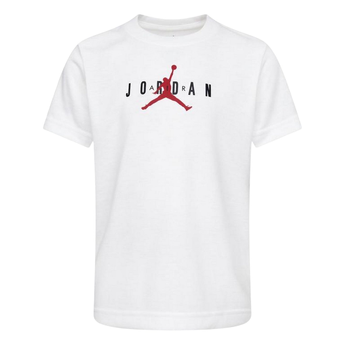 White - Front - Nike Childrens-Kids Air Jordan Big Logo T-Shirt