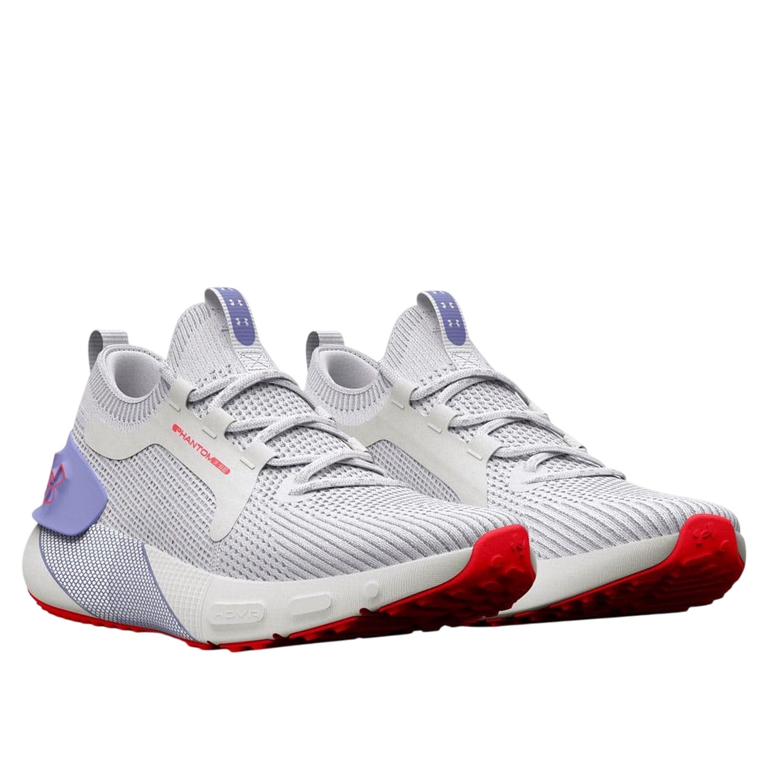 White - Front - Under Armour Womens-Ladies Hovr Phantom 3 SE Running Shoes
