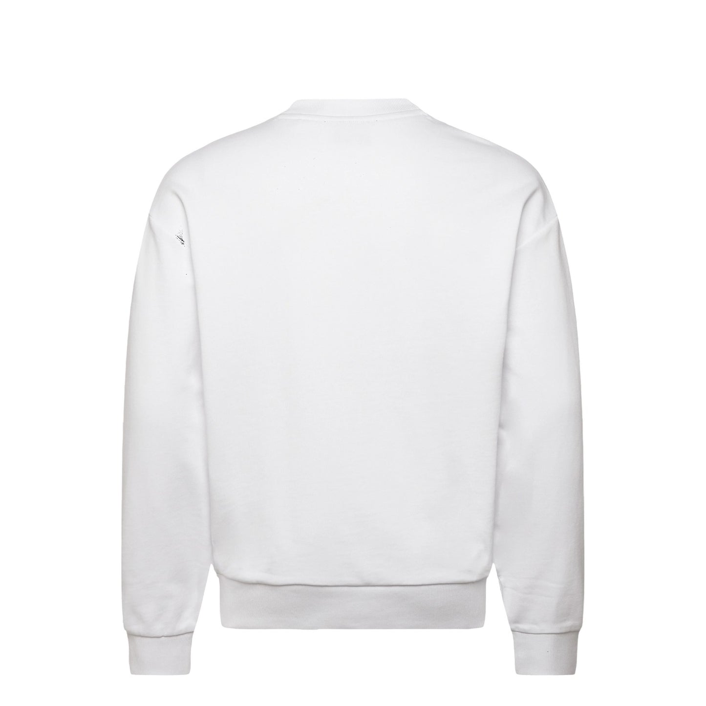 White - Back - Hugo Mens Logo Crew Neck Sweatshirt