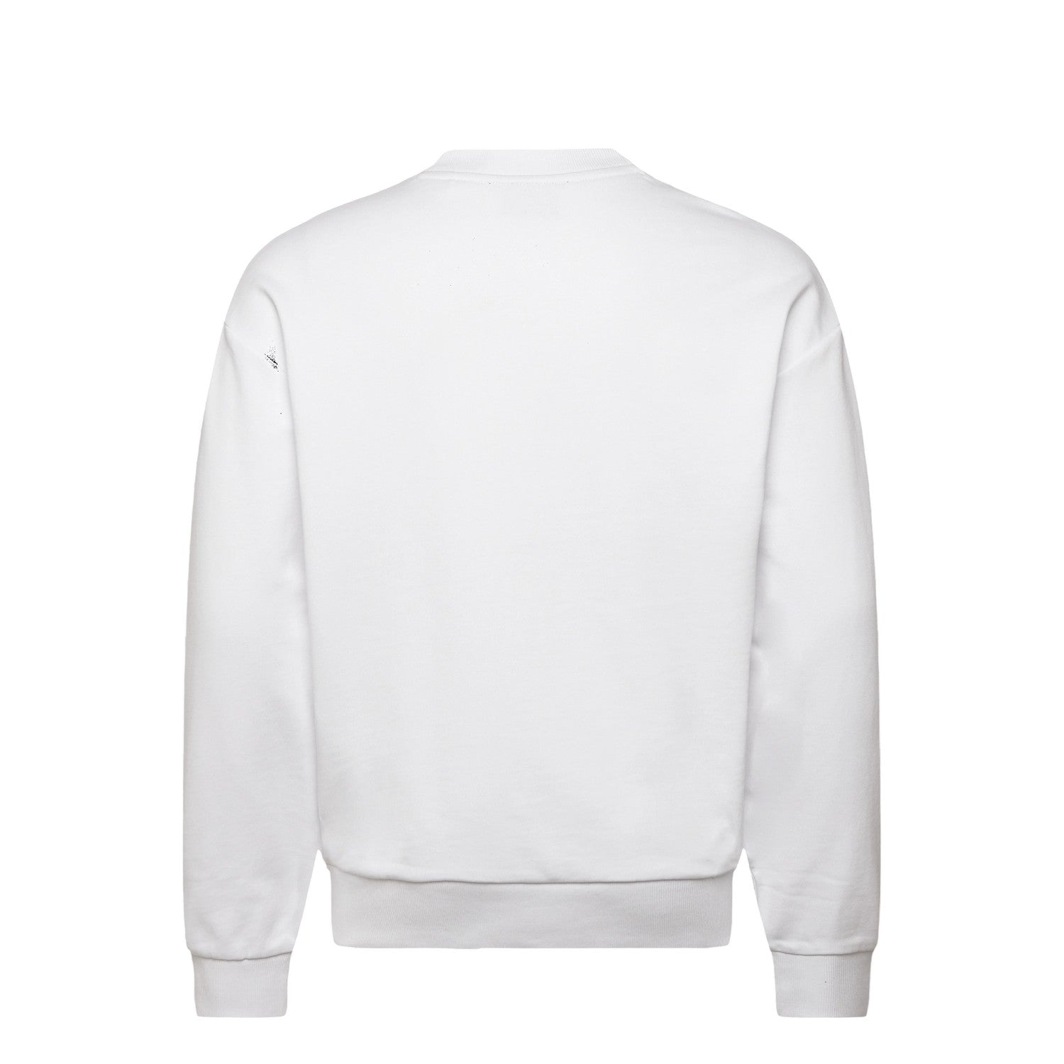 White - Back - Hugo Mens Logo Crew Neck Sweatshirt