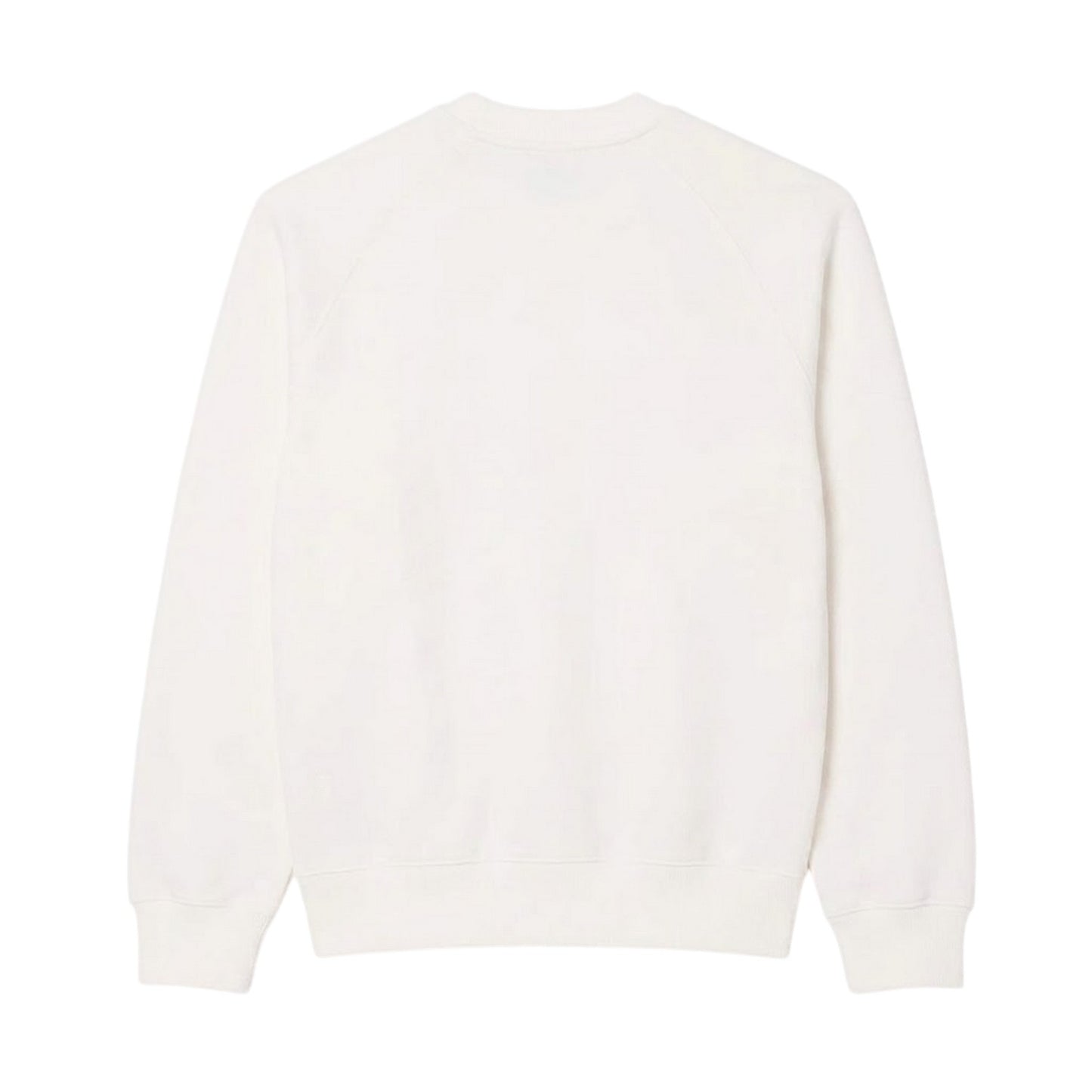 Cream - Back - Lacoste Mens Patent Print Pique Sweatshirt