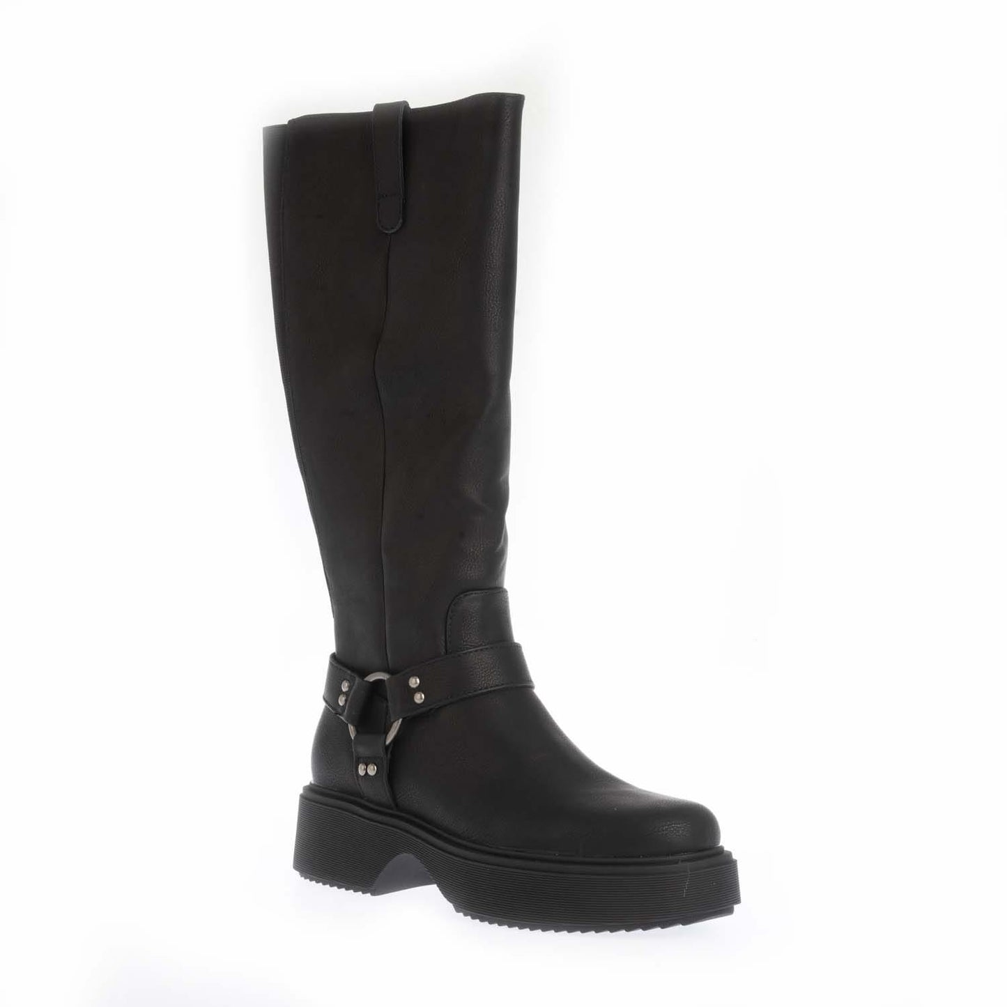 Black - Front - Rocket Dog Womens-Ladies Becca Platform Knee-High Boots