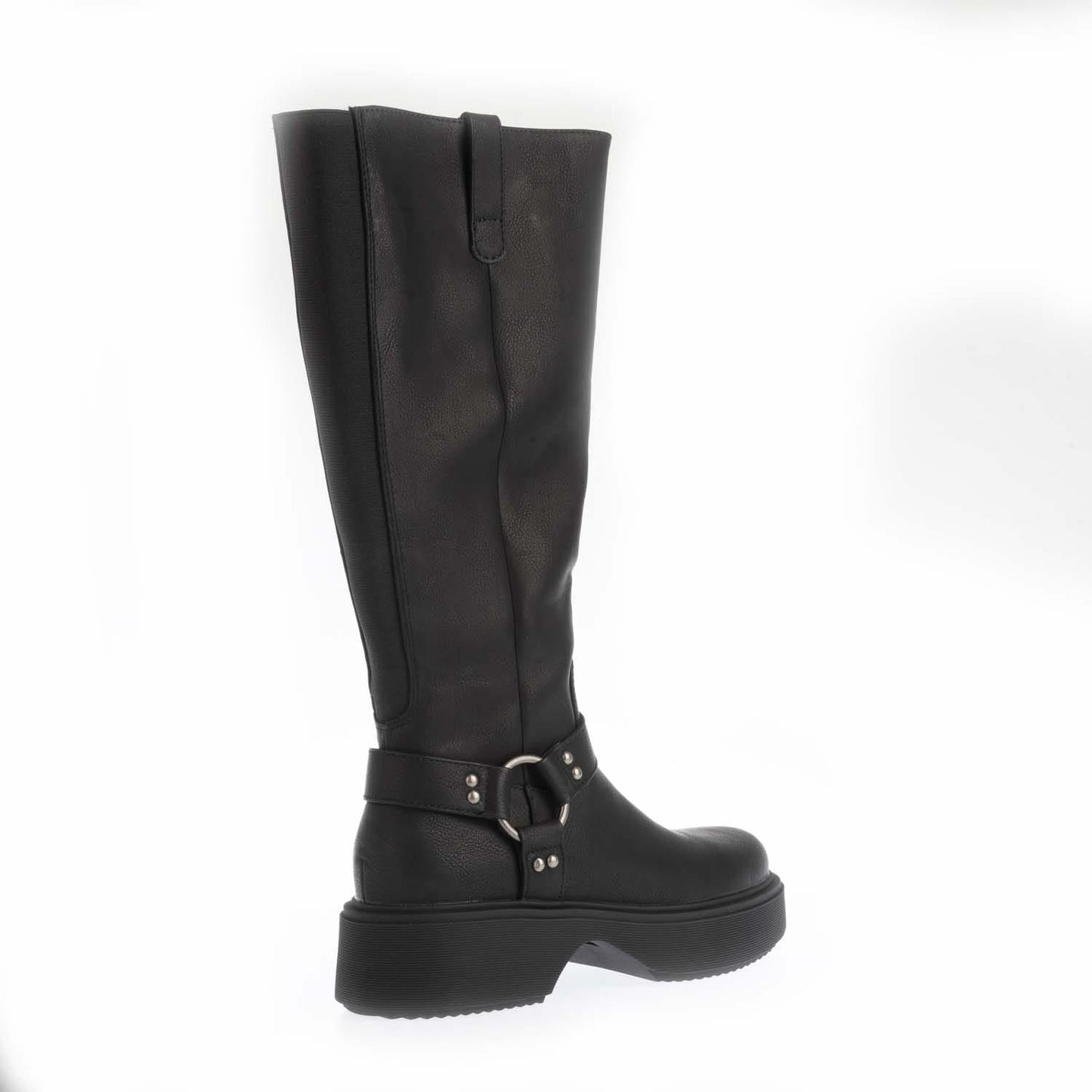 Black - Back - Rocket Dog Womens-Ladies Becca Platform Knee-High Boots