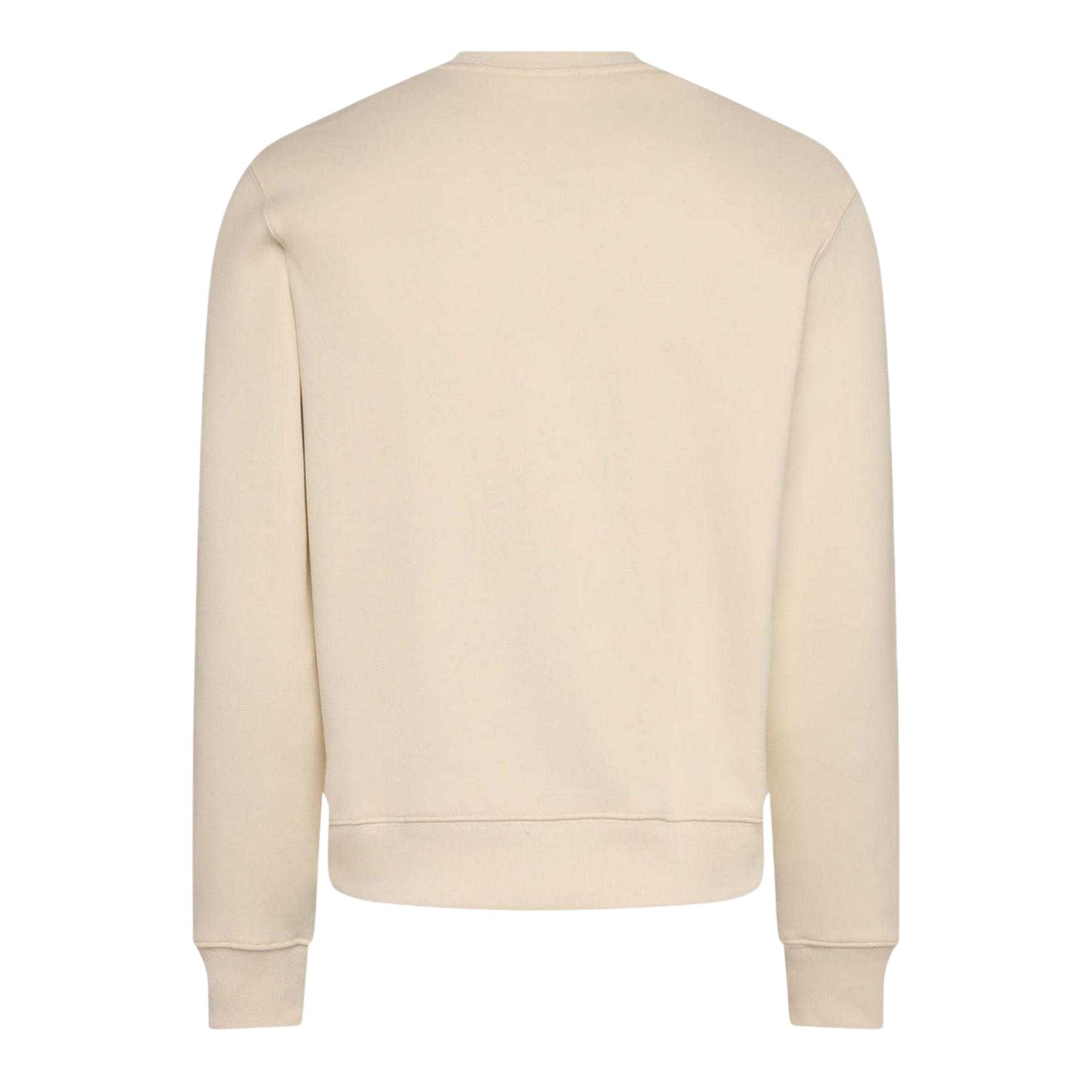 Cream - Back - Lacoste Womens-Ladies Cotton Relaxed Fit Sweatshirt