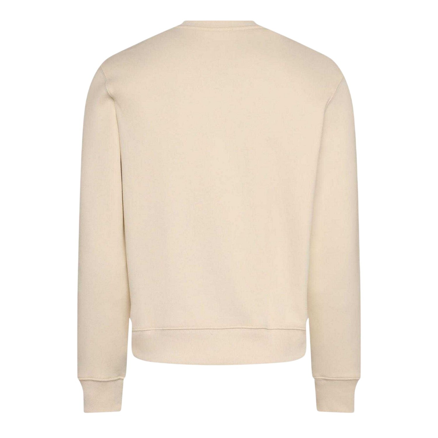 Cream - Back - Lacoste Womens-Ladies Cotton Relaxed Fit Sweatshirt