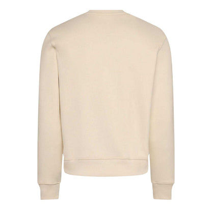 Cream - Back - Lacoste Womens-Ladies Cotton Relaxed Fit Sweatshirt