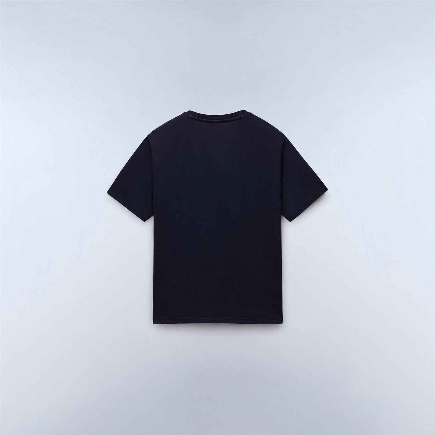 Marine Blue - Back - Napapijri Mens Recycled Cotton T-Shirt