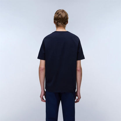 Marine Blue - Lifestyle - Napapijri Mens Recycled Cotton T-Shirt