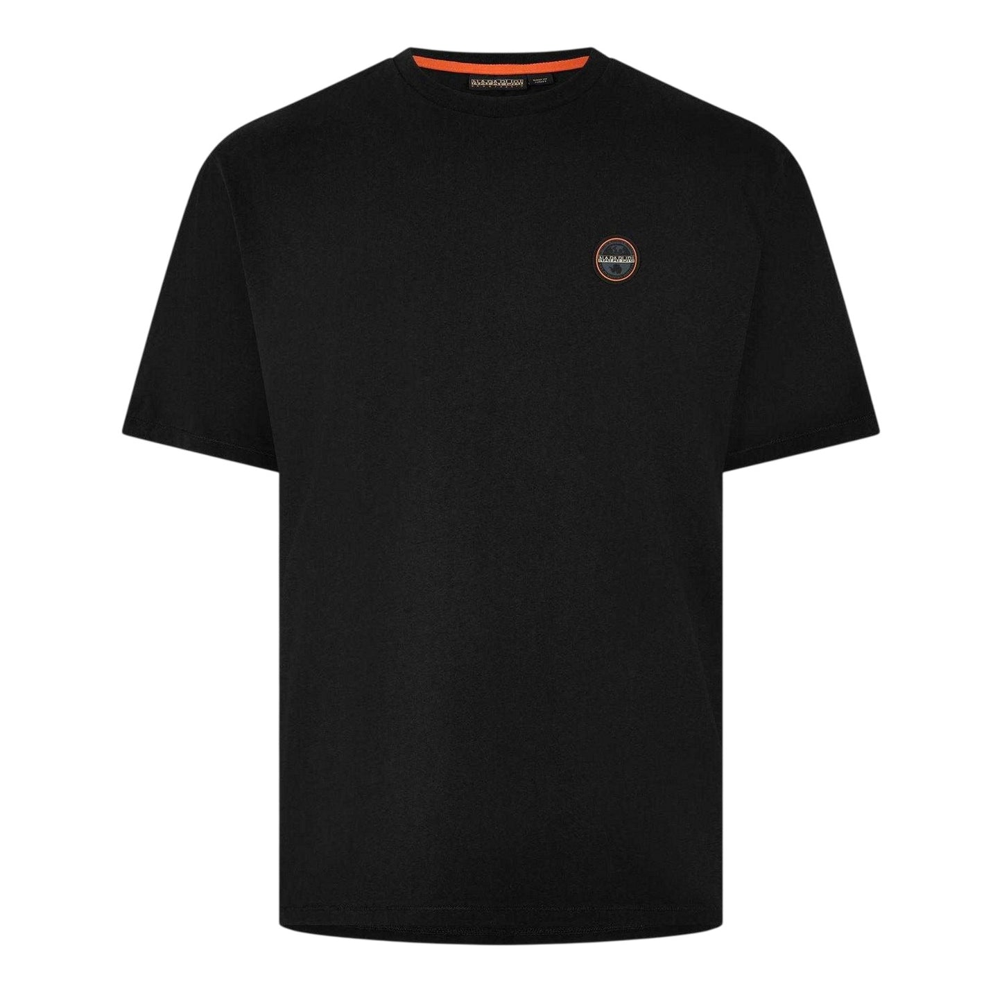 Black Beauty - Front - Napapijri Mens Recycled Cotton T-Shirt