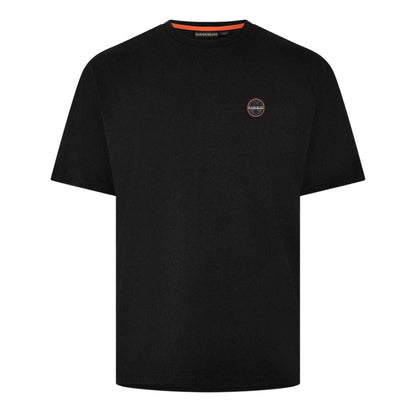 Black Beauty - Front - Napapijri Mens Recycled Cotton T-Shirt